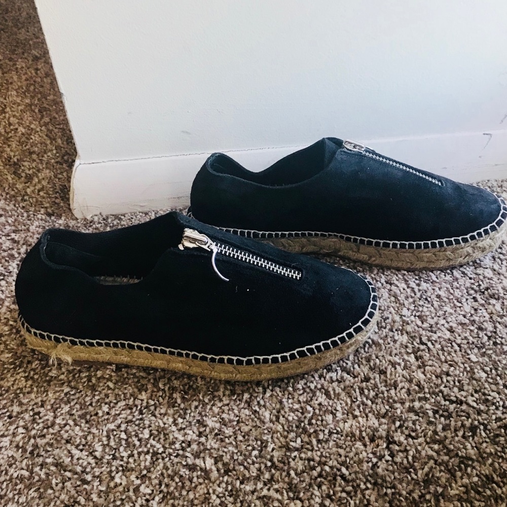 Alexander wang Suede Black espadrilles Size 40 - Picture 3 of 8